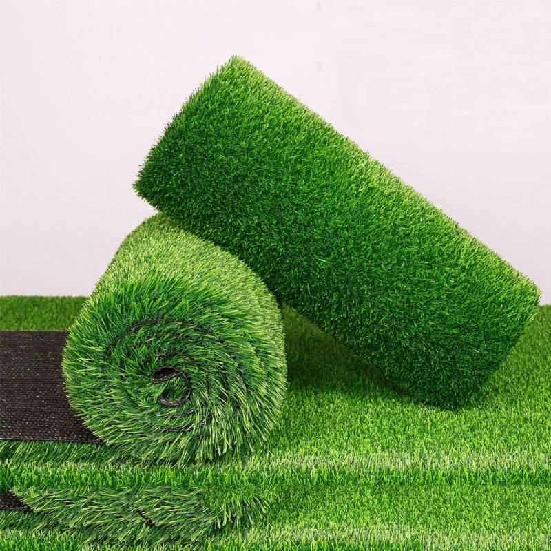 Artificial Grass for Garden Lawn Realistic Artificial Grass Roll UV Resistant Synthetic Turf