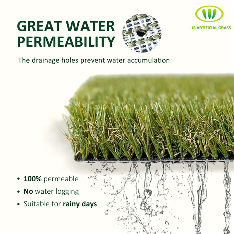 Artificial Grass Turf Realistic & Thick Synthetic Grass Mat for Outdoor Garden Landscape Pet Dog Grass Rug Faux Turf