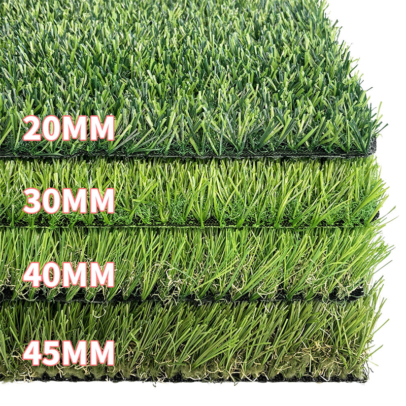 Artificial Grass Turf Lawn Artificial Turf for Football, Landscape and Putting Green, UV Resistant Realistic Turf Grass